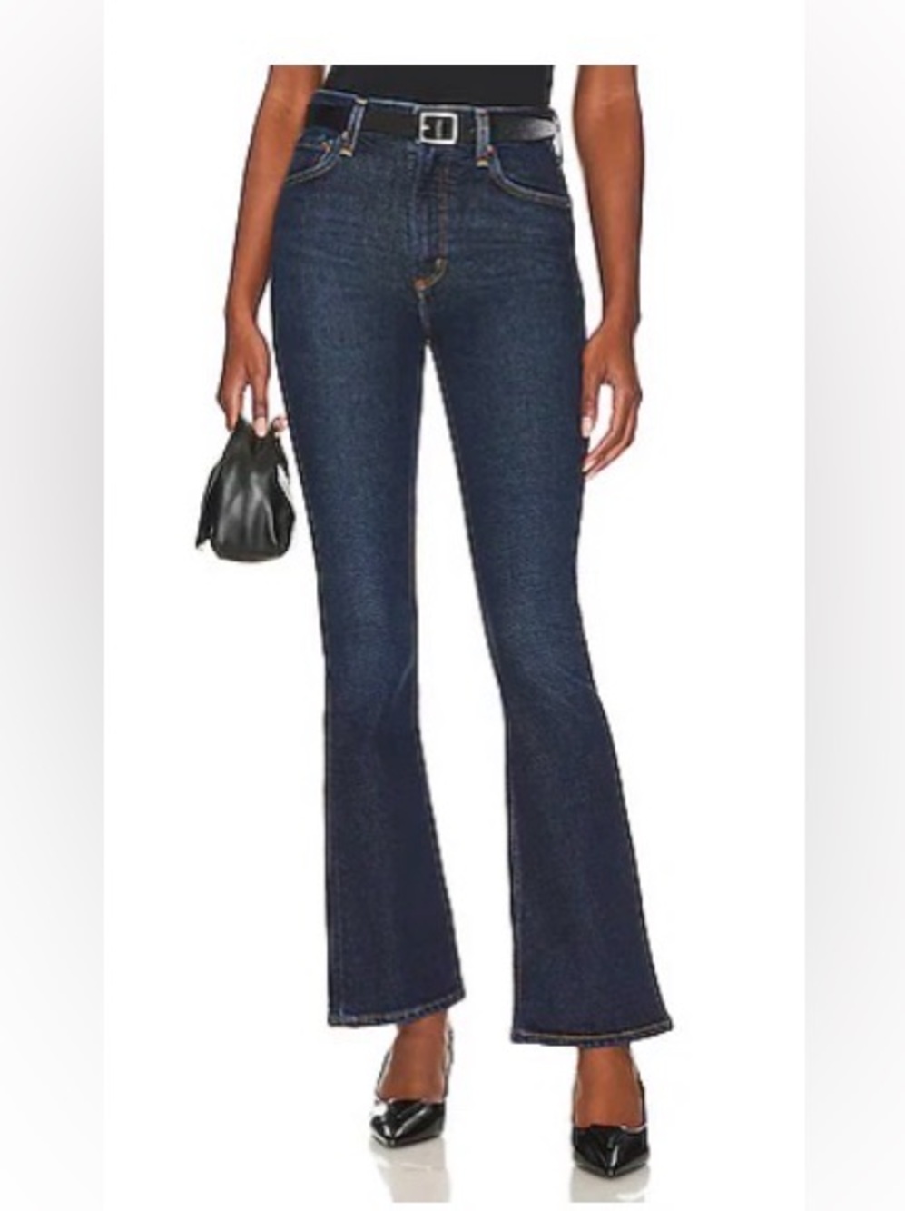 Agolde Nico High Rise Slim Boot Jeans - Song